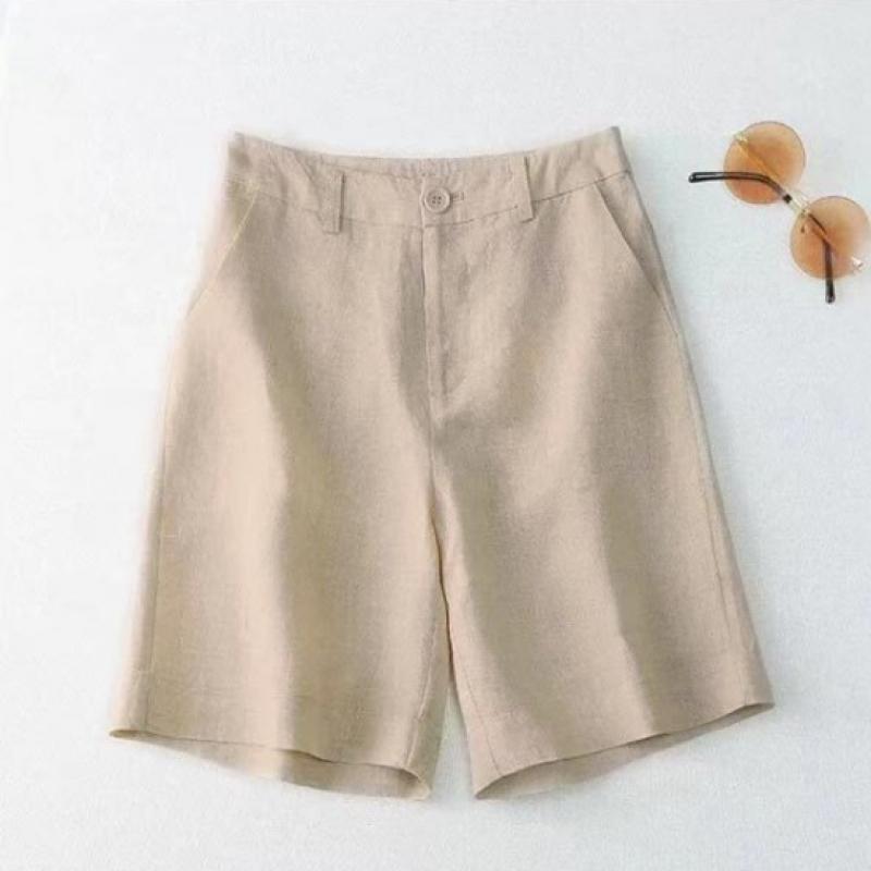 Shop   Women S Summer Linen caSual Back elaStic ShortS Won Wpt Wbe0a69