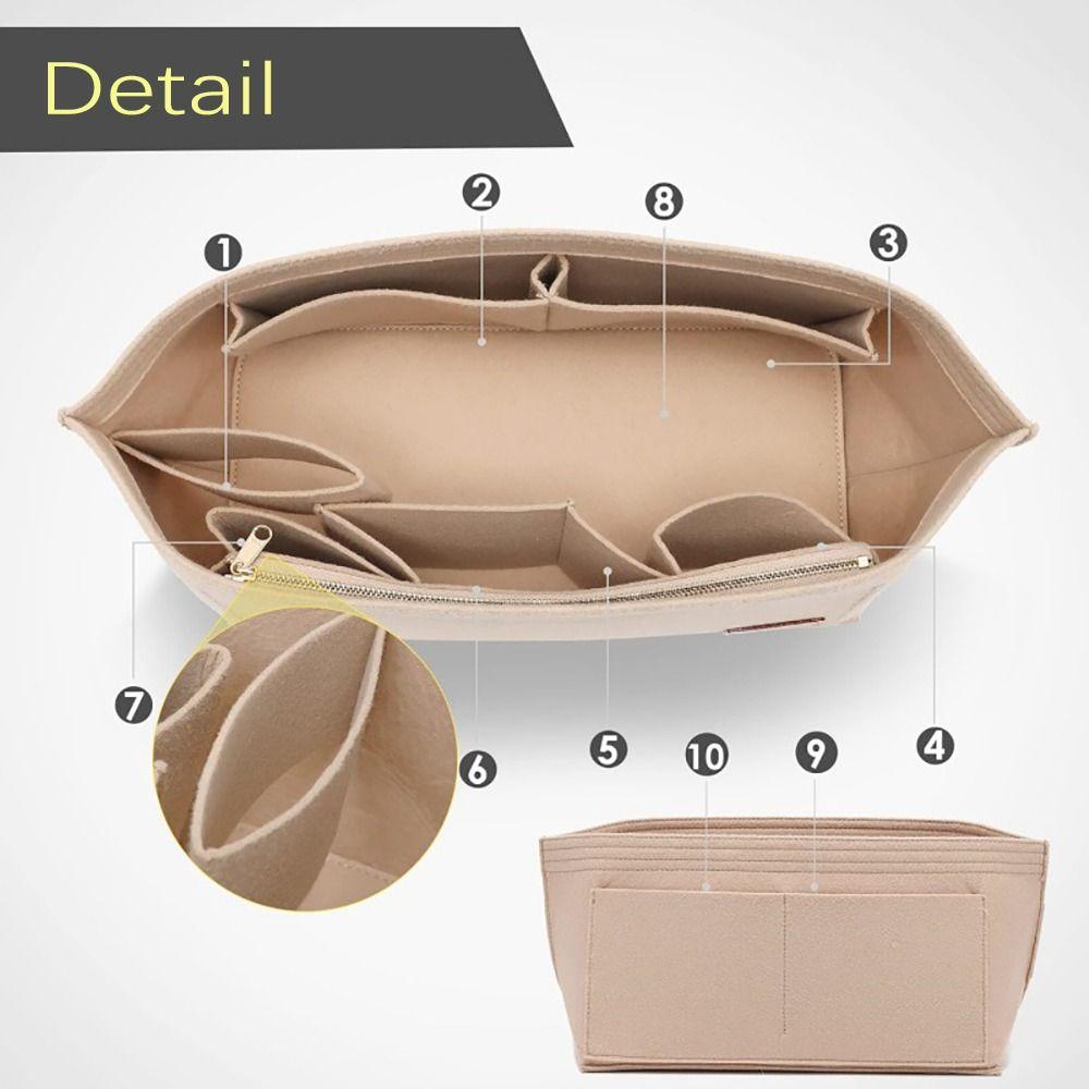 Nützliche Hochwertige Innentasche Filzeinlage Organizer Tasche Handtasche Tragetasche Innentasche für LV Neverfull