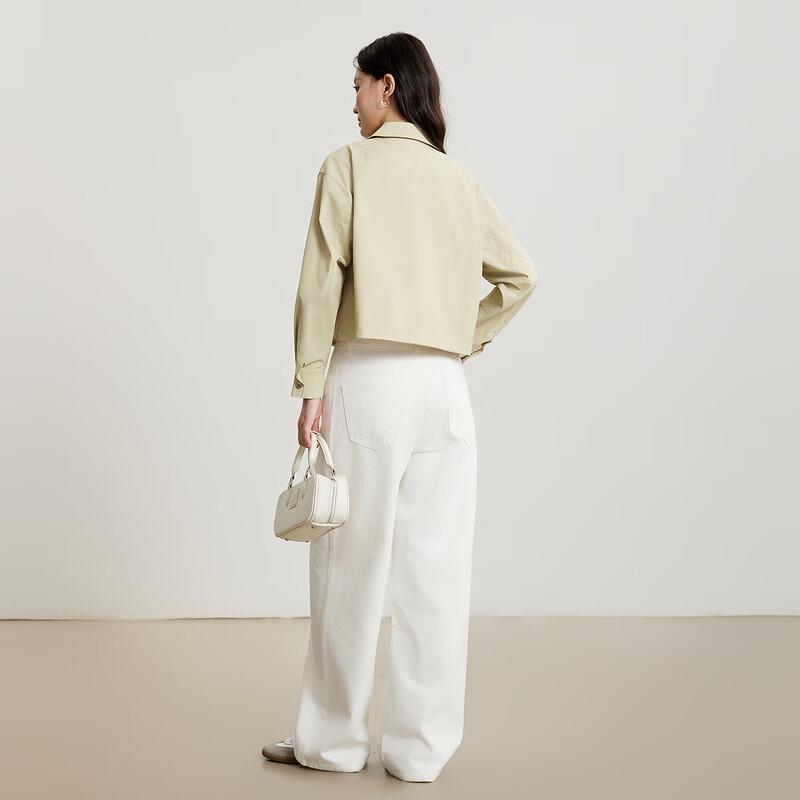 Gejin Women's Slim-Fit Long-Sleeve Jacket