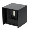 LED Garden Wall Lamp 2x3W 3000K IP54 Black