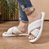 Plush Cotton Slippers: Cozy Indoor Footwear for Women & Men - High-End Fur for Autumn & Winter