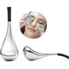 Kryo-Stäbe, Edelstahl-Gesichtsmassage, Eis-Kugeln Kühlender Rollen-Tool Kalt für Nacken Augen Gegen Schwellungen Anti-Aging-Behandlungsstäbe (Schwarz)