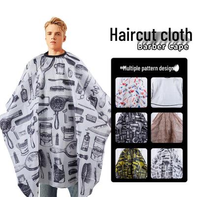Cartoon Pattern Haircut Cape for Salon Dyeing & Perming