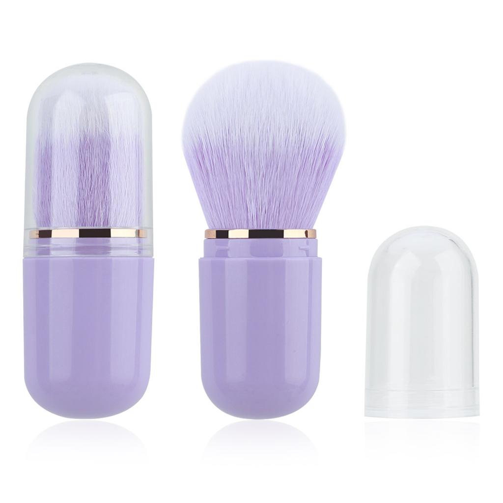 Portable Desktop Brush Mushroom Head Loose Powder Brush Blush Brush Honey Brush Nail Art Dust Brush Multifunctional Beauty Tool