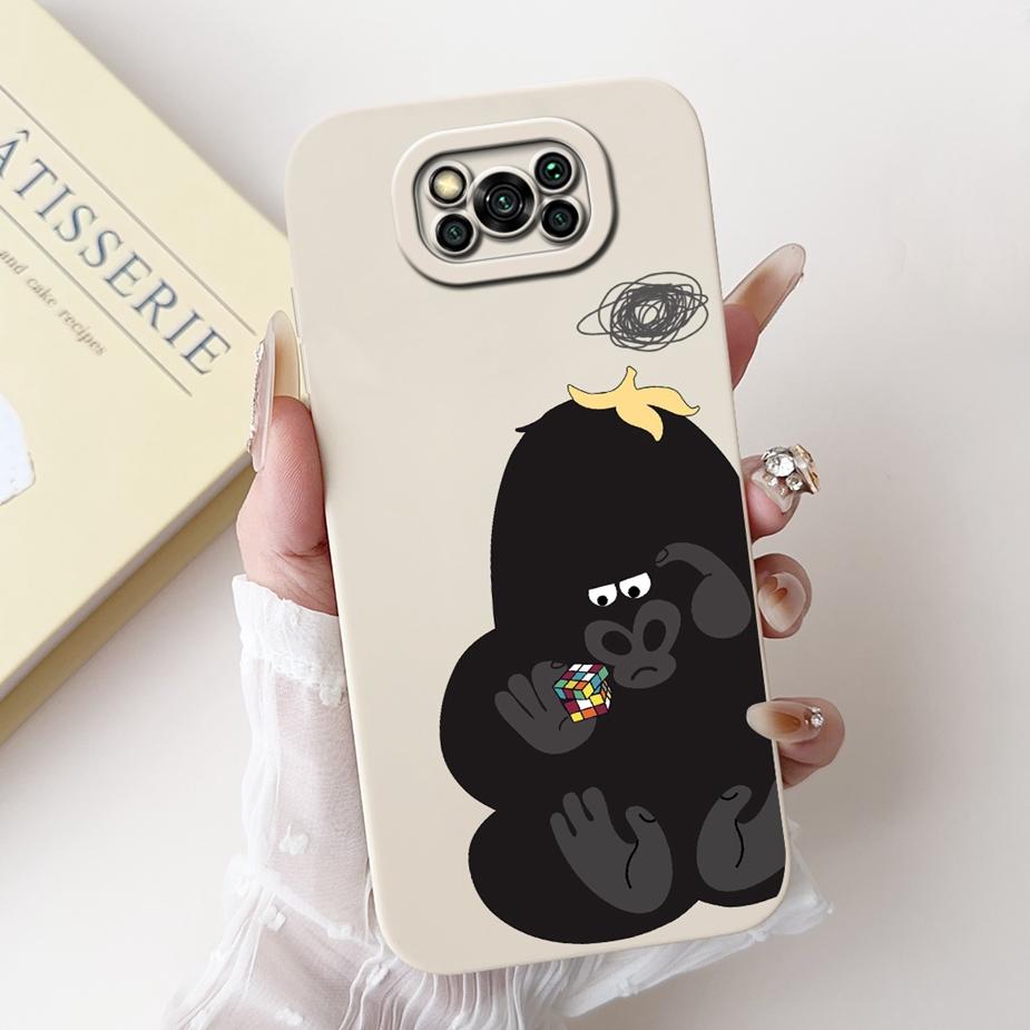 For Xiaomi Poco X3 NFC Case PocoX3 Pro Cute Funny Cartoon Cover Soft Silicone Case For Xiaomi Poco X3 Pro PocoX3 NFC Shell Coque