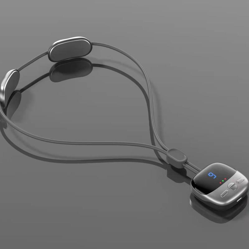 Smart Cervical Massager System - 5 Frequency Modes with Ergonomic Wrap Design for Office & Travel