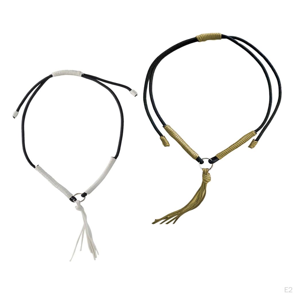 Horse Breast Collar, Necklace, , Multifunctional Nylon Accessory, Decorative with Tassels, Riding