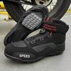 Zapatos de Moto para Hombre para Montar al Aire Libre Viaje en Moto Protector Casual Calzado de Motociclista Suela Antideslizante Talla 39-47