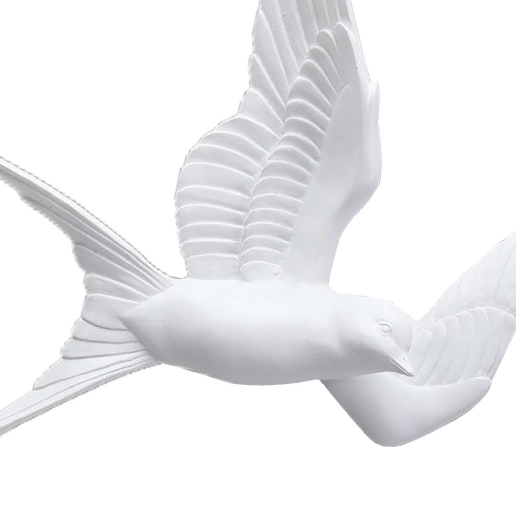 Ptaki Żywiczne Dekoracja Ścienna Jaskółki Wiszący Wróbel Kreatywna Sztuka Ścienna 3D do Biura