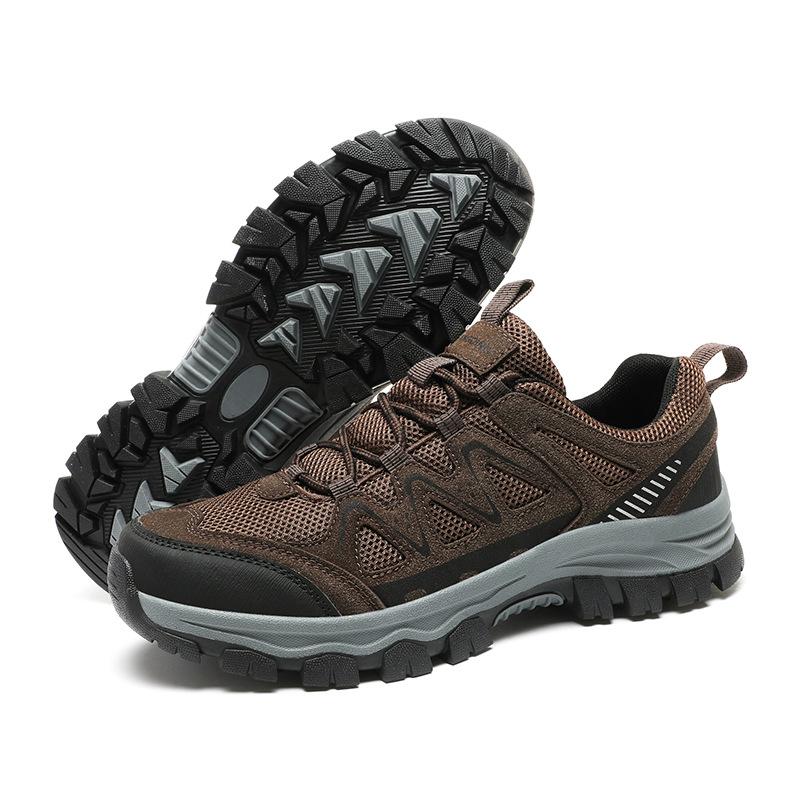 New Men's Mesh Shoes Non-slip Hiking Men's Shoes Breathable Large Size Outdoor Sports Running Off-road Shoes Men
