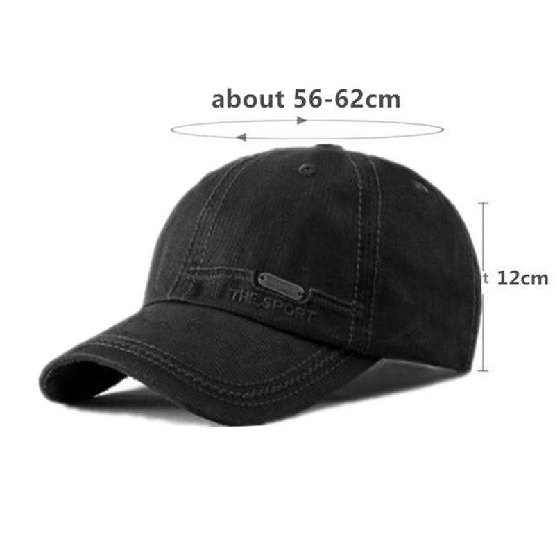 Men's Cotton Baseball Caps NEW Letter Embroidery Fashion Hat Snapback Cap Adjustable Size Women's Ponytail Tongue Cap