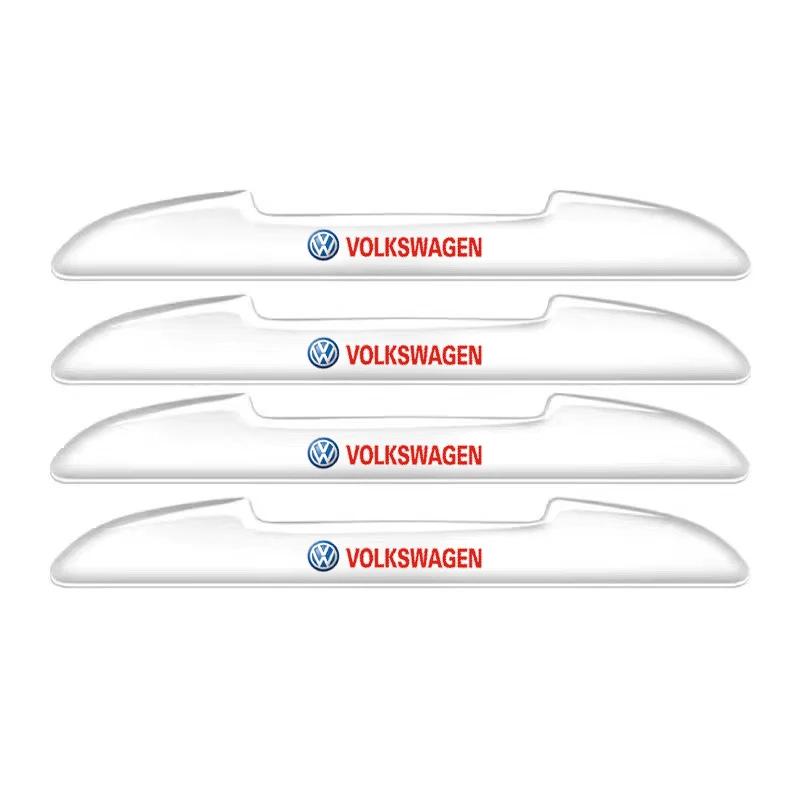

For VOLKSWAGEN VW 4pcs Car Door Side Anti-scratch Stickers Bumper Strip for Volkswagen Passat Polo Golf Jetta Tiguan Beetle Tour