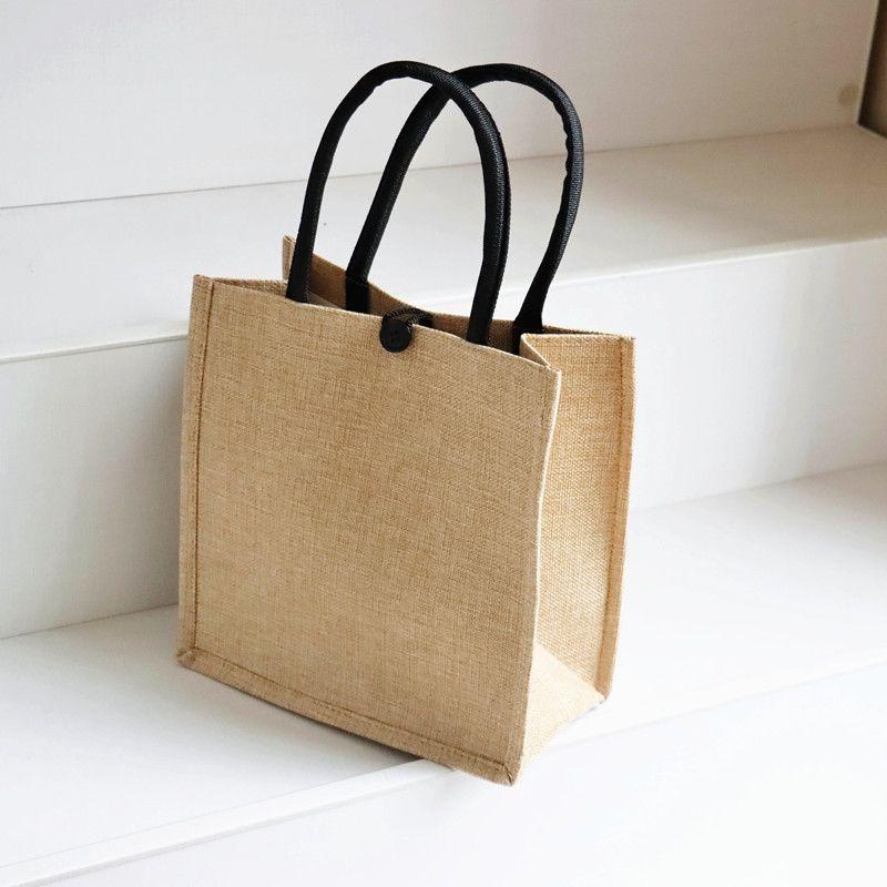 

Large Capacity Tote Work Work Clothing Canvas Bag Small size [no pattern]]