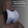 Car Headrest Pillow and Lumbar SupportMemory Foam Car Seat CushionNeck Pillow and Back Cushion for Car Seats