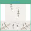 Stylish Women's Alloy Sword Pendant Earrings Trendy Geometric Design For All Occasions