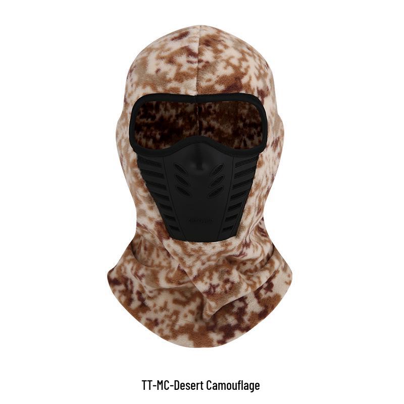 Thick Fleece Winter Balaclava: Dustproof Warm Ski & Motorcycle Mask