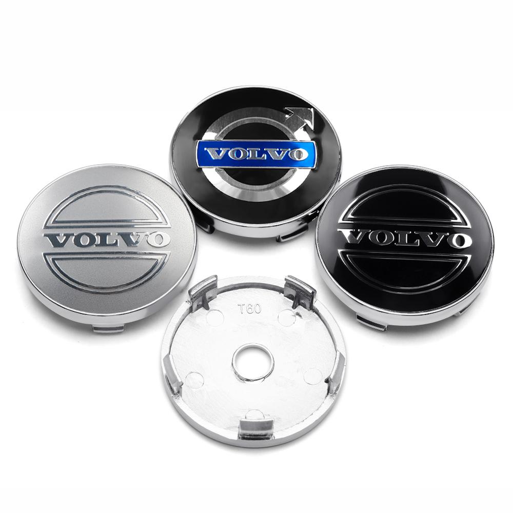 56mm Car Wheel Center Cover Sticker Hub Caps Sticker For volvo Rdesign XC60 XC90 V40 V50 V60 T6 AWD xc70 S40 S60 V90 Accessories