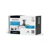 AISENS - CP03TSR-127 - Support Universel éco-pivotant, Inclus de Plafond pour PROJECTEUR 13.5KG, Noir