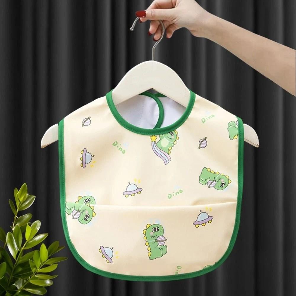Adjustable Toddlers Feeding Apron Waterproof Baby Apron Practical Baby Feeding Bib  Mealtime
