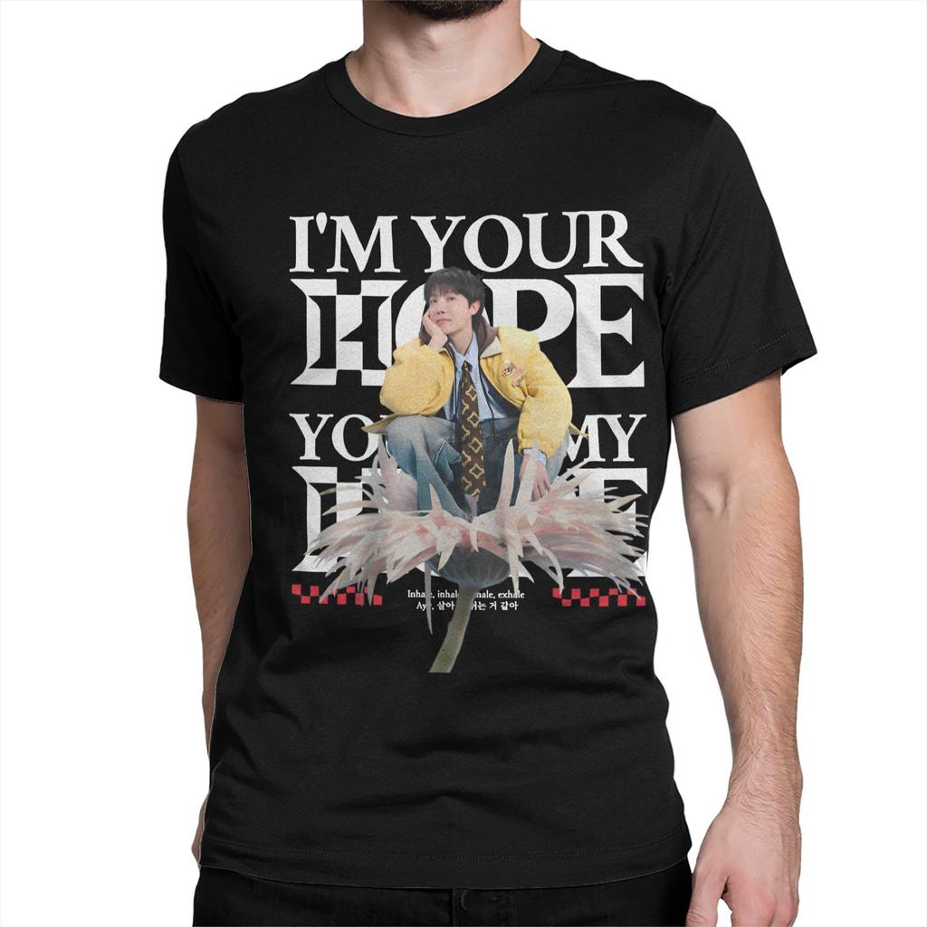 Hope on the Stage Tour T Shirts for Men Women Cotton Vintage T-Shirts Crew Neck Tee Shirt Short Sleeve Clothing 4XL 5XL