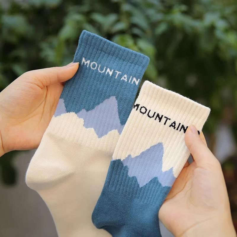 Asymmetric Trendy Socks - Unisex Japanese Street Style for Any Season
