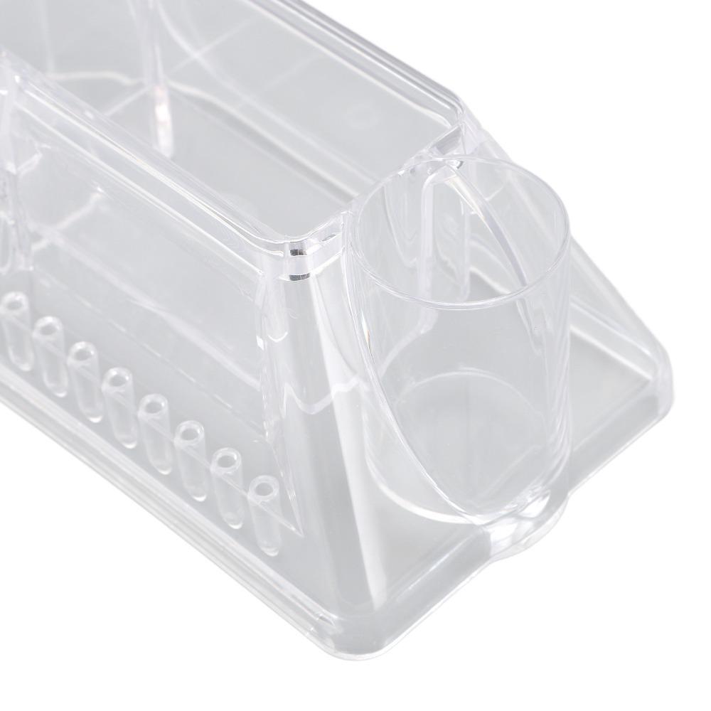 Transparent Multifunctional Nail Drill Stand  Salon Desktop Manicure Tool Tidying