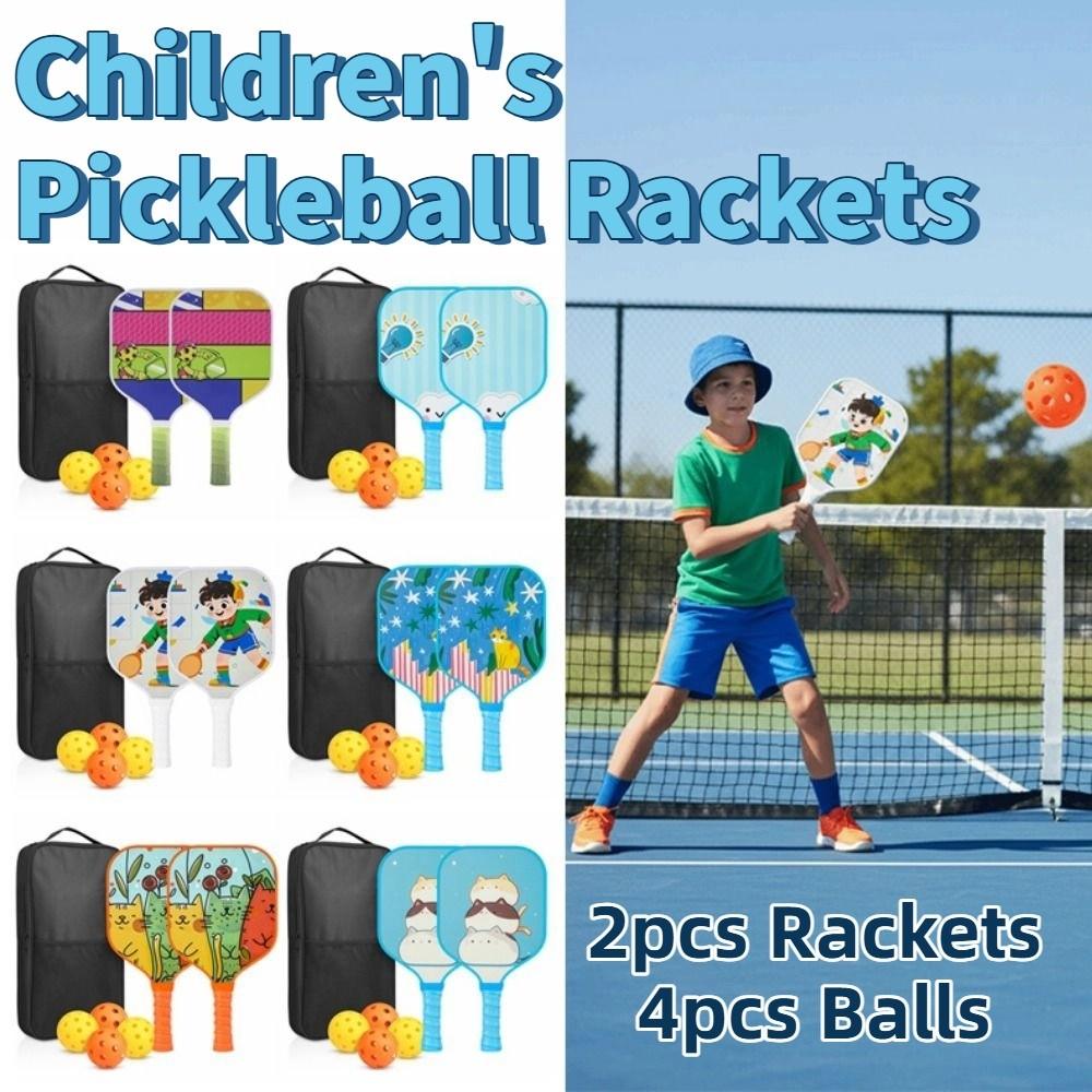 Lightweight Children's Pickleball Set Portable Children's Pickleball Rackets Pickle Ball Equipment