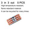 1 In Multiple Out Quick Wiring Connector Universal Splitter Wiring Cable Push-in Can Combined Butt Home Terminal Block SPL 222