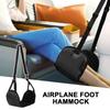 Travel Foot Hammock Plane Footrest Hammock Air Travel Footrest With Adjustable Height Portable Feet Sling For Ship Train