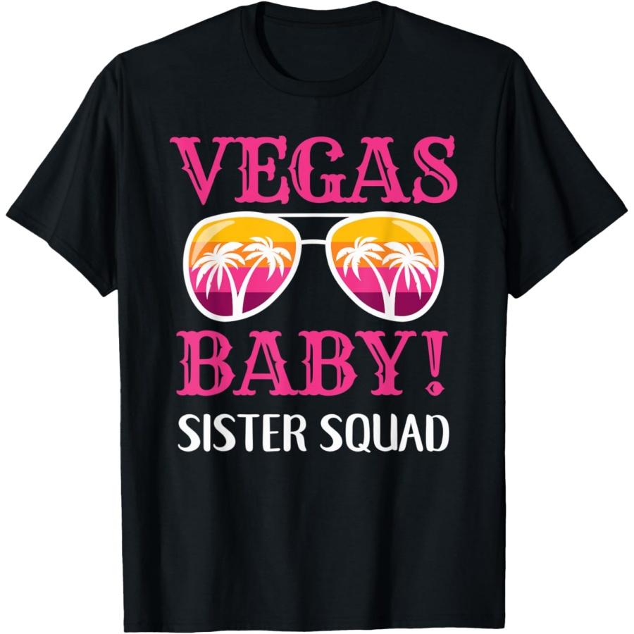 Вегас Детка Женский Уикенд Девичья Поездка Команда Сестер Лас-Вегас Футболка S