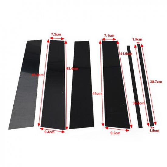 Pillar Posts Set Door Window Cover Trim Kit For Ford Explorer 2020-2023