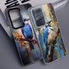 Bird Oil Painting Style Shockproof Phone Case for Samsung A17 A16 A15 A14 A37 A57 A36 A56 A26 A35 A55 A25 A34 A54 A24 A13 A23 A3