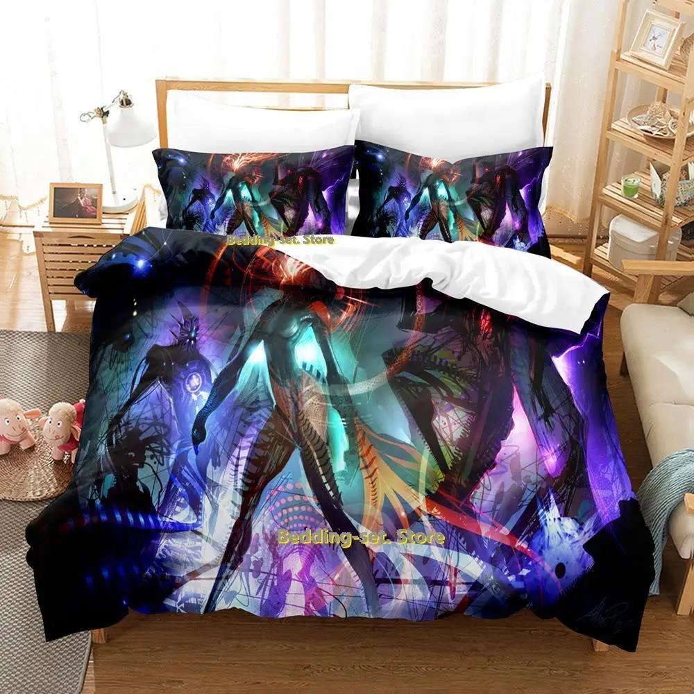 Ny Sci Fi Robot Sängklädesset Enkel Twin Full Queen King Size Sängset Vuxen Barn Sovrum Påslakanset Anime parure de lit Säng