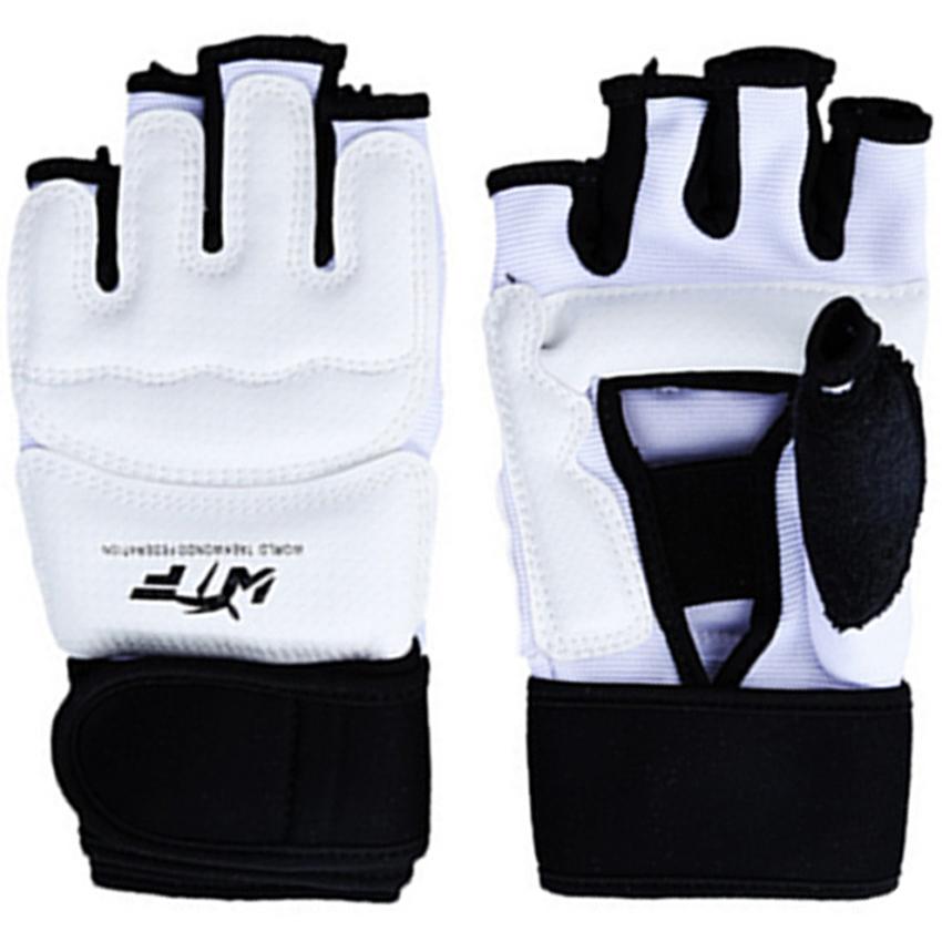 Half Finger Training Boxing Gloves Leather Fight Glove MMA Mitts Sanda Karate Sandbag Muay Thai Kick Men Kinder