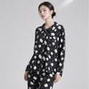 Womens Cotton Pajama Set Cartoon Long Sleeve Pants Loungewear
