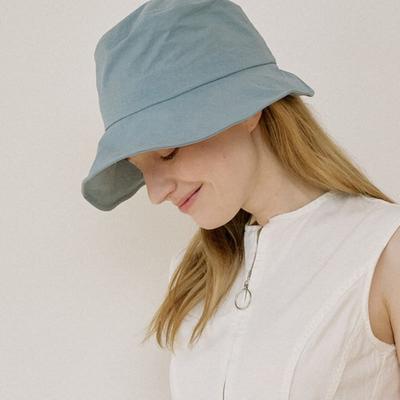 MAD FACTORY Cotton Wire Bucket Hat - Blue