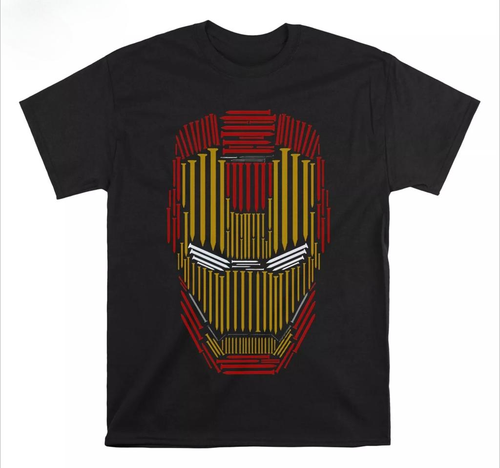 Iron Man Comic Universe T-shirt Men Women Unisex Summer Cotton Top Short Sleeve Streetwear Autumn and Winter Innerwear