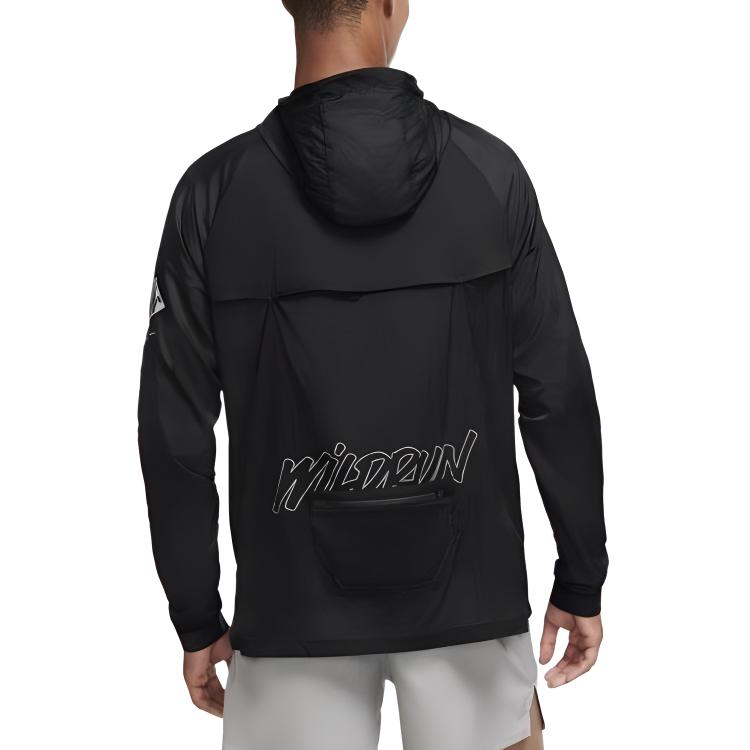Nike Jackets Men's Black Stand Collar Moderate Other CU5739-010