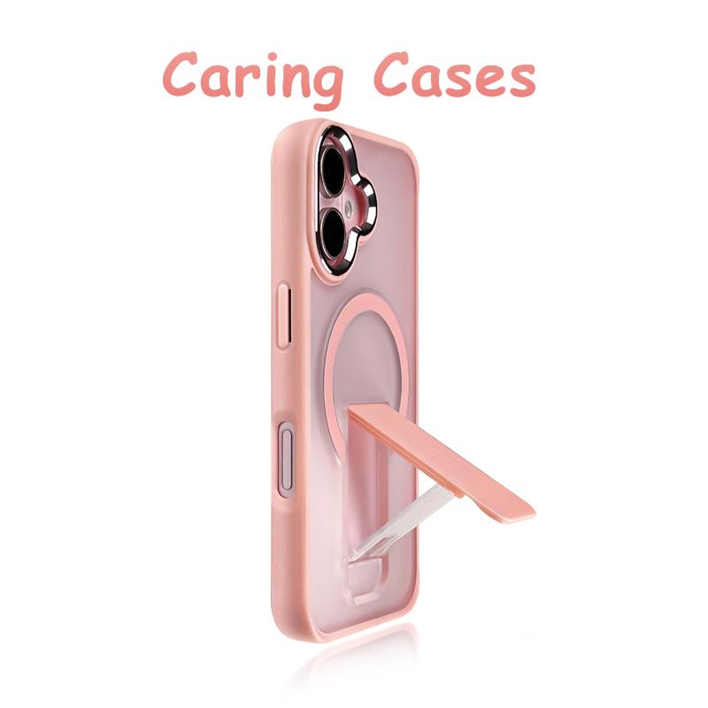

For iPhone 17 Pro Max Case Lavender Matte Magnetic Kickstand Simple Compatible with iPhone 16 15 14 13 12 11 iPhone 11 Pro Max