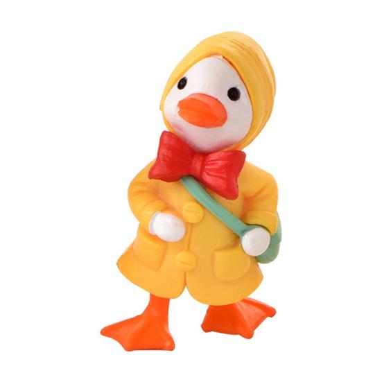 4Pcs/Set Animated Ducks Decorative Ducks Figurines Cartoon Plastic Exquisite Statue for Kids