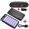 Battery Case Powerbank Universal 18650 With Adjustable 512v Output For Multiple Devices For Travel Gadgets Electronics