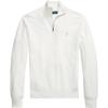 Maglione a coste a manica lunga Polo tinta unita vestibilità regular da uomo Bianco 710932304-502
