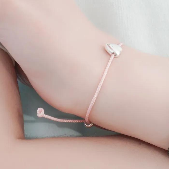 Simply Heart Color Knot Bracelet