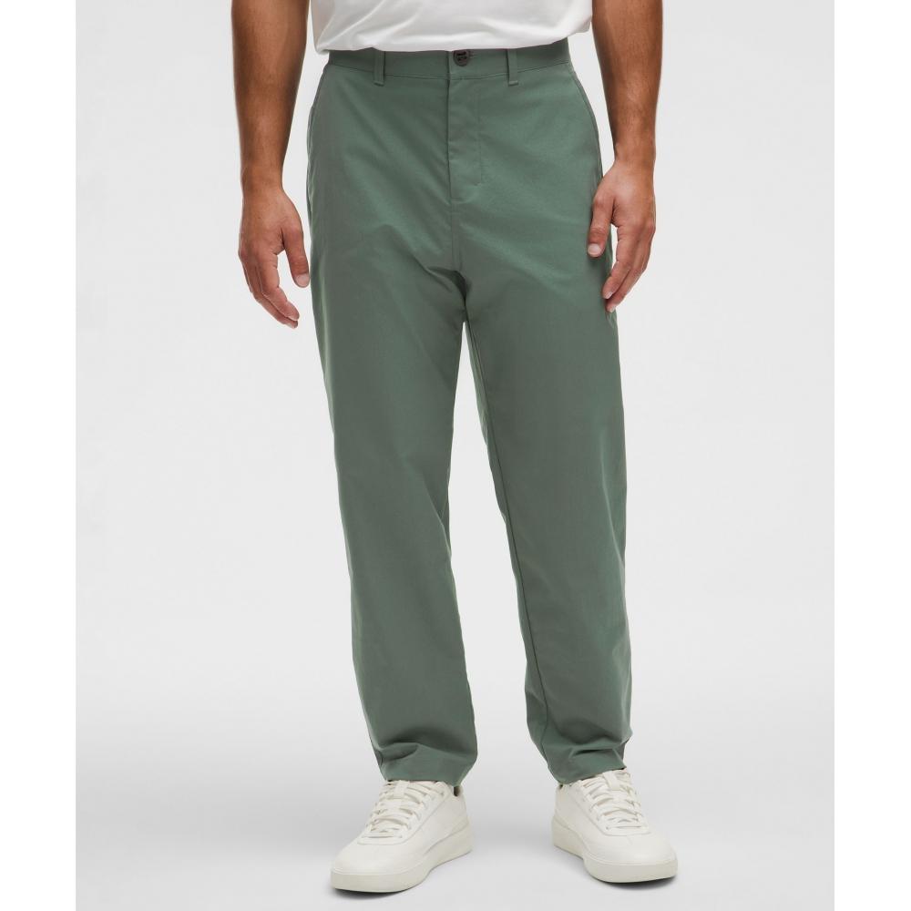 

Lululemon Relaxed Tapered Smooth Twill Trouser Cropped Dark Forest 38