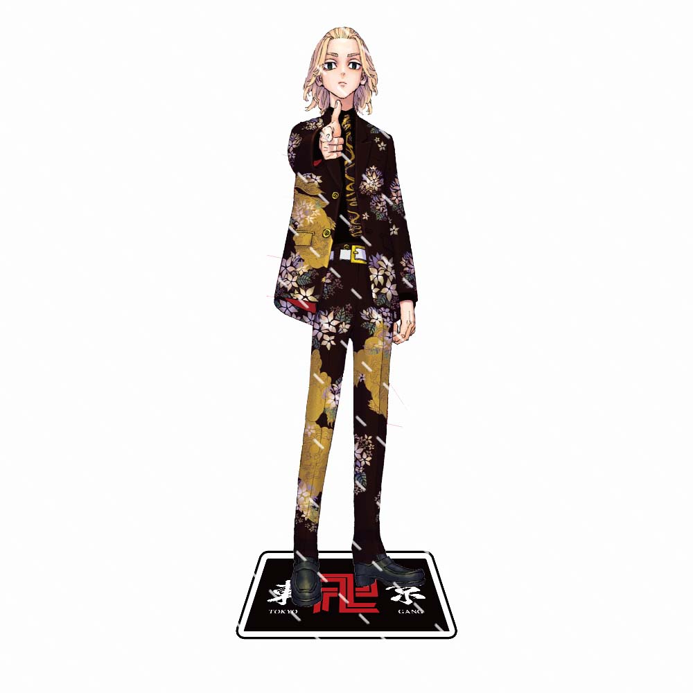 Anime Tokyo-revenge Acrylic Bracket Model Character Manjiro Sano Draken Model Desktop Ornament Standing Fan Collection Gift