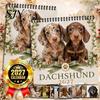 Room Decoration Calendar 2027 Dachshund Dog Wall Calendar, 12 Month Hanging Planner, Jan Academic Office Supplies 2027-Dec Theme for Home Organizing