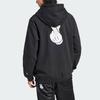 adidas Originals X Mickey Mouse Appliqué Hoodie With Cartoon Print Back Men Hoodie Black IY2274