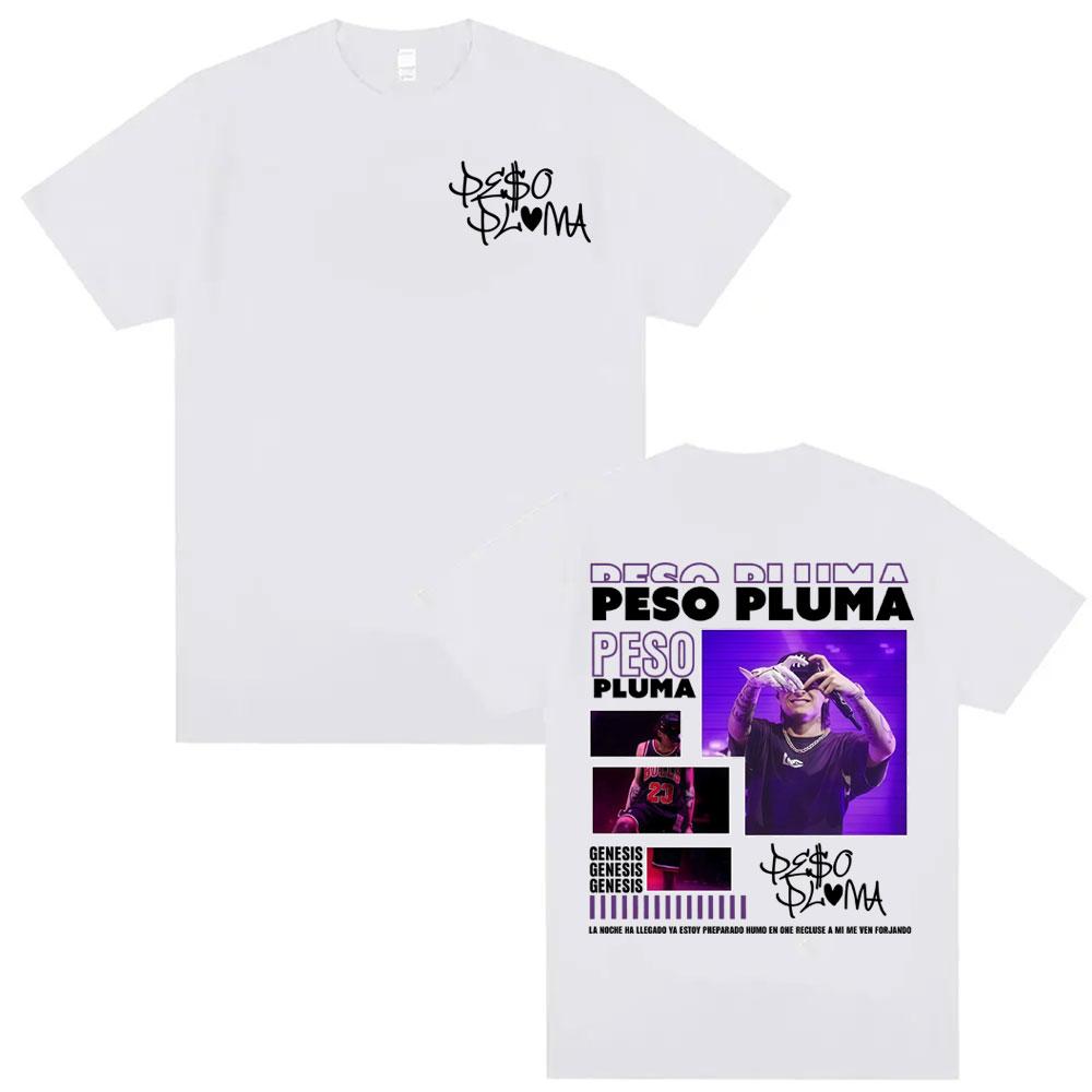 Singer Peso Pluma Album Tour 2025 Merch T Shirts Unisex Fashion Hip Hop 90s Vintage T Shirt Unisex 100 Cotton High Quality Tshirt