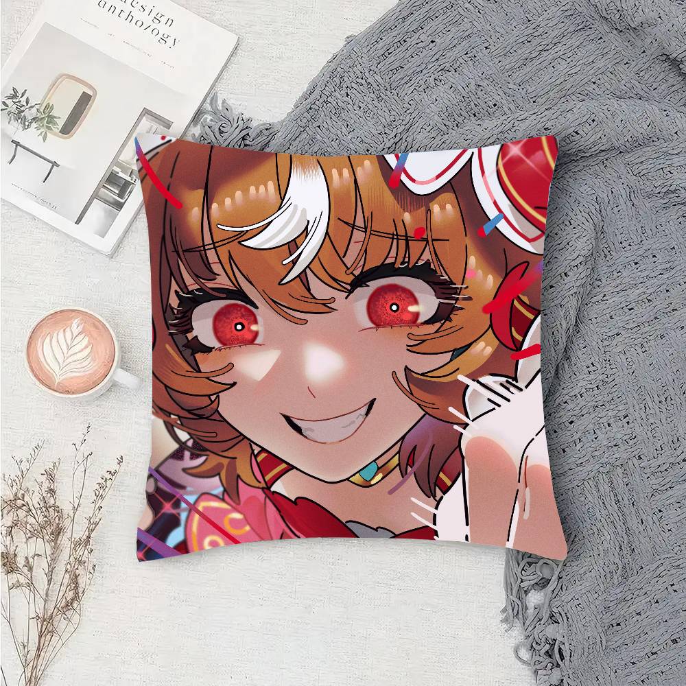 Still In Love Anime U-Uma Musume Pillow Case Fashion Square Pillowcase Bedroom Sofa Room Ins Decoration Leisure