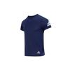 T Shirts Men's Navy Blue Crew Neck Moderate Straight Fit HM8446